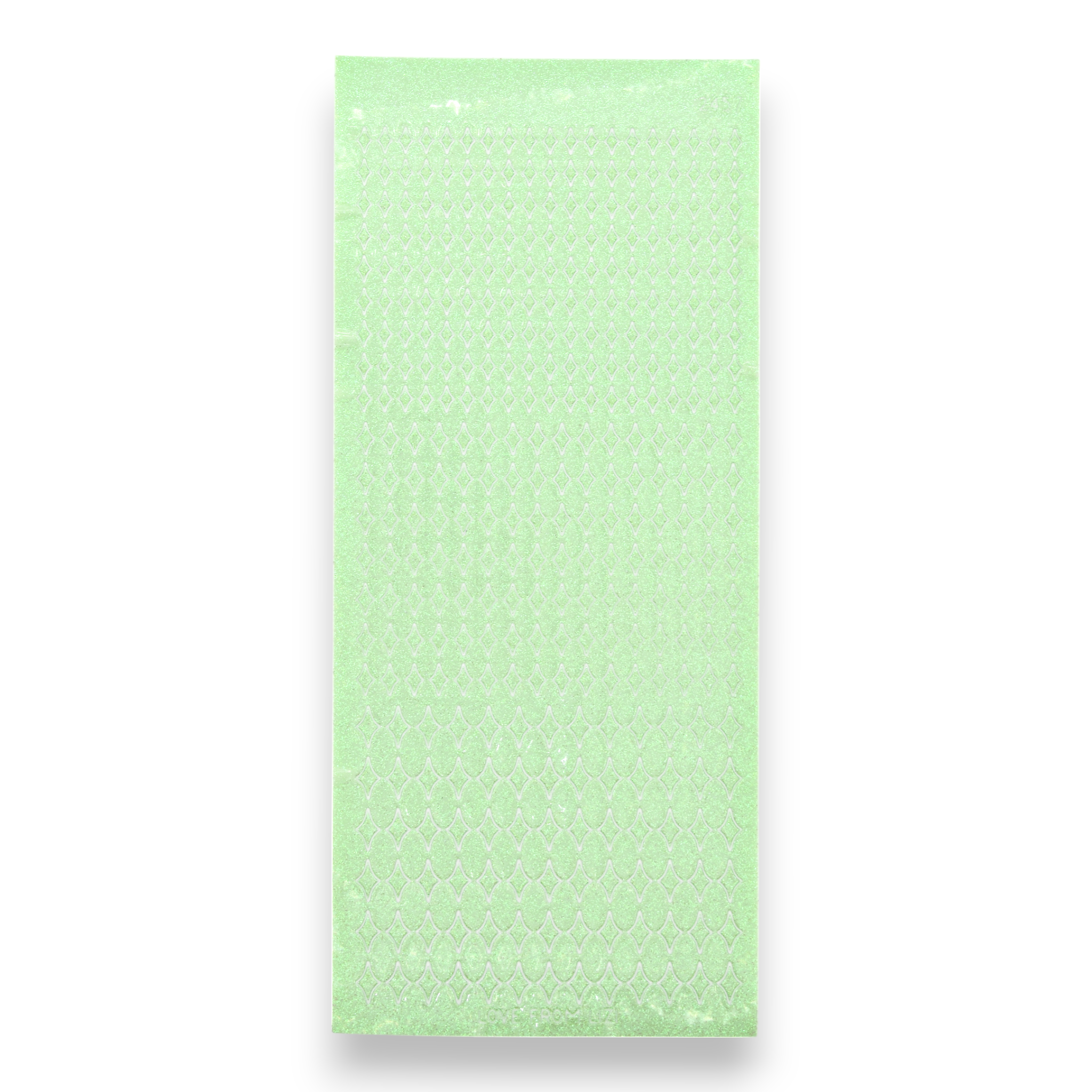 Mini Twinkle Spearmint Glitter Peel-Off Stickers